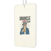 Druncle Sam Grappig Patriottisch Bier Vector Desig Luchtverfrisser (Links)