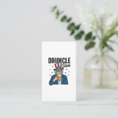 Druncle Sam Grappig Patriottisch Bier Vector Desig Visitekaartje (Staand voorkant)