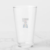 Druncle Sam Grappige Patriottische Bier Vector Des Glas (Achterkant)