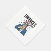 Druncle Sam Grappige Patriottische Bier Vector Des Servet (Hoek)