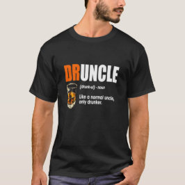 Druncle Shirt Bier Drink oom Gift