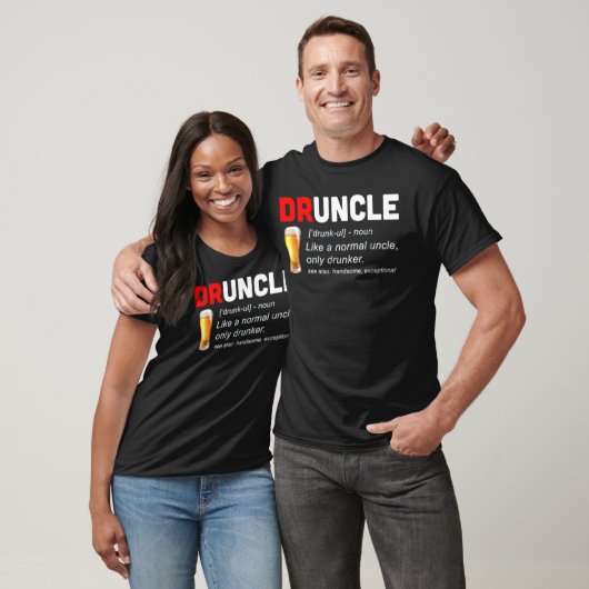 Druncle T-Shirt - Funny Gag Gift voor oom (Unisex)