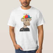 drunk bored monkey avatar t-shirt (Voorkant)
