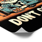 Drunk Cigs Don't Count Funny Cigarette Humor Smoki Poster (Hoek)