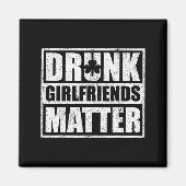 Drunk Girlfriends Funny Couple St Patricks Day 202 Magneet (Voorkant)