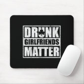 Drunk Girlfriends Funny Couple St Patricks Day 202 Muismat (Met muis)