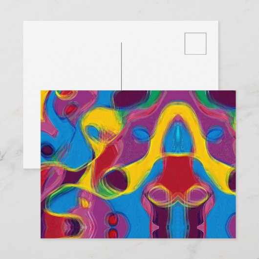 Drunk on Candy Briefkaart (Voorkant / Achterkant)