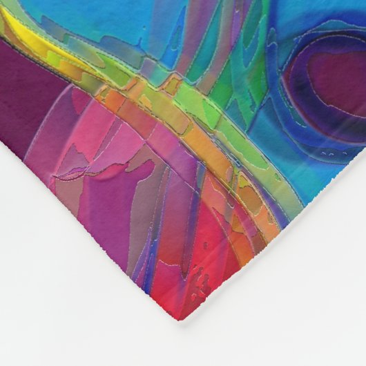 Drunk on Candy Fleece Deken (Hoek)