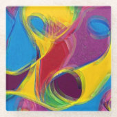 Drunk on Candy Glazen Onderzetter (Voorkant)