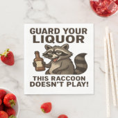 Drunk Raccoon Servet (Insitu)