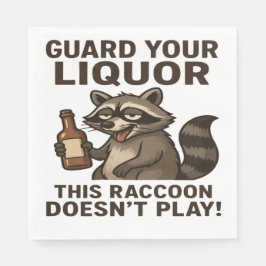 Drunk Raccoon Servet
