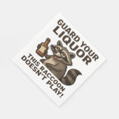 Drunk Raccoon Servet (Hoek)