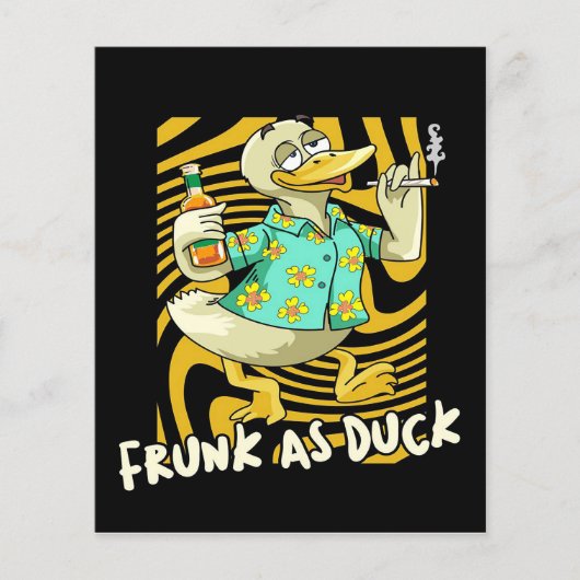 Drunk Weeds Duck Flyer (Voorkant)
