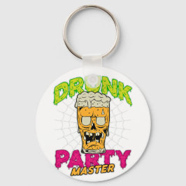 Drunk Zombie Keychain