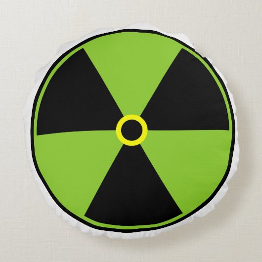 Drunk Zombie Pillow Rond Kussen (Achterkant)