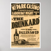 Drunkard Comedy Barnum 1938 WPA Poster (Voorkant)