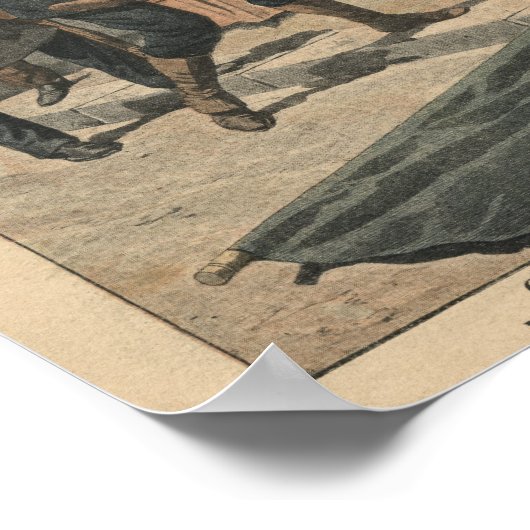 Drunkards in Berlijn Poster (Hoek)