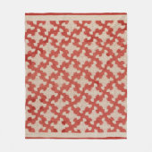 Drunkard's Path quilt Fleece Deken (Voorkant)