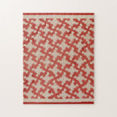 Drunkard's Path quilt Legpuzzel (Verticaal)