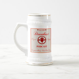 Drunkast Podcast Beer Stein Bierpul