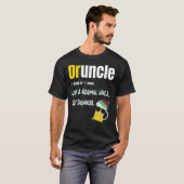 Drunkel als een normale oom alleen maar Drunker Fu T-shirt (Voorkant volledig)