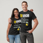 Drunkel als een normale oom alleen maar Drunker Fu T-shirt (Unisex)