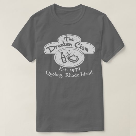 Drunken Clam Front Only T-shirt (Design voorkant)