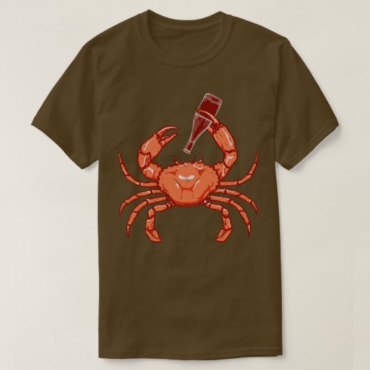 Drunken Crab T-shirt (Design voorkant)