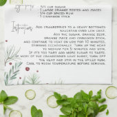 Drunken Cranberry Sauce | Recipe Heirloom Theedoek (Gevouwen)