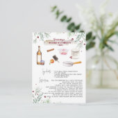 Drunken Cranberry Sauce Recipe | Vakantie Briefkaart (Staand voorkant)