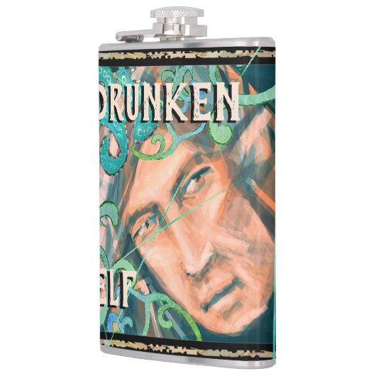 Drunken Green Wood Elf Elvish Brew Heupfles (Links)