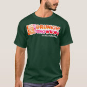 Drunken Grownups American Dad run op Beer Funny T-shirt (Voorkant)