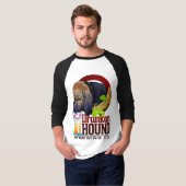 Drunken Hound Brewing Co. 3/4 T-Shirt (Voorkant volledig)