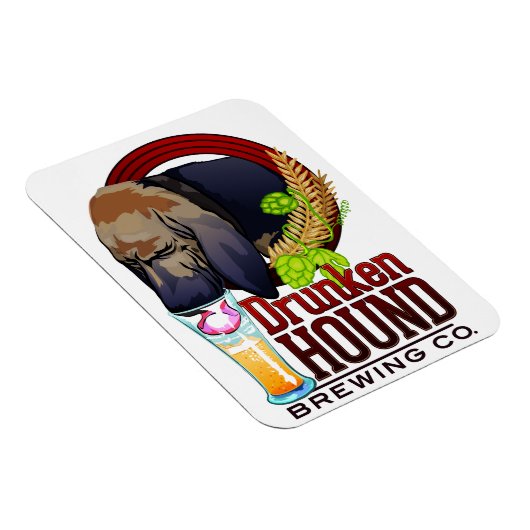 Drunken Hound Brewing Co Magnet Magneet (Rechterzijde)