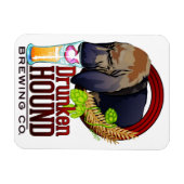 Drunken Hound Brewing Co Magnet Magneet (Horizontaal)