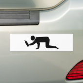 Drunken Mensen Bumpersticker (Op auto)