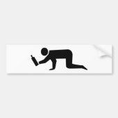 Drunken Mensen Bumpersticker (Voorkant)