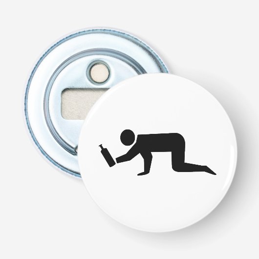 Drunken Mensen Button Flesopener (Voorkant)