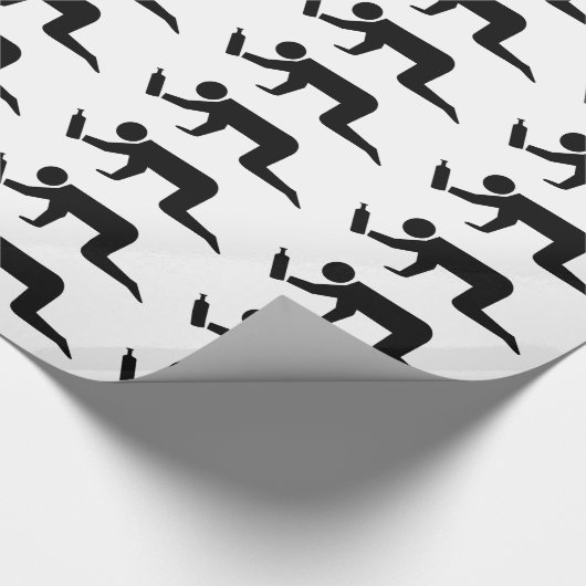 Drunken Mensen Cadeaupapier (Hoek)