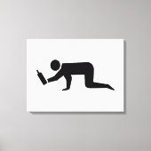 Drunken Mensen Canvas Afdruk (Voorkant)