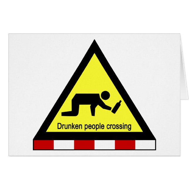 Drunken mensen die ⚠ Thaise ⚠ kruisen (Voorkant Horizontaal)