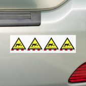 Drunken mensen die ⚠ Thaise ⚠ kruisen Bumpersticker (Op auto)