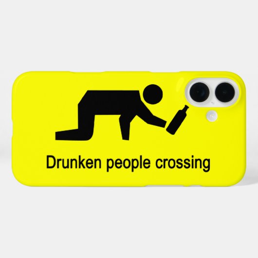 Drunken mensen die ⚠ Thaise ⚠ kruisen Case-Mate iPhone Case (Achterkant (horizontaal))
