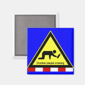 Drunken mensen die ⚠ Thaise ⚠ kruisen Magneet (Voorkant / Achterkant)