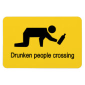 Drunken mensen die ⚠ Thaise ⚠ kruisen Magneet (Horizontaal)