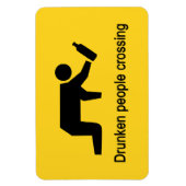 Drunken mensen die ⚠ Thaise ⚠ kruisen Magneet (Verticaal)
