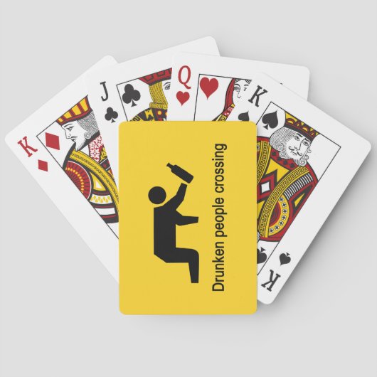 Drunken mensen die ⚠ Thaise ⚠ kruisen Pokerkaarten (Achterkant)