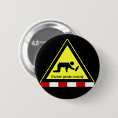 Drunken mensen die ⚠ Thaise ⚠ kruisen Ronde Button 5,7 Cm (Voorkant /achterkant)