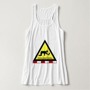 Drunken mensen die ⚠ Thaise ⚠ kruisen Tanktop