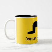 Drunken mensen die ⚠ Thaise ⚠ kruisen Tweekleurige Koffiemok (Links)